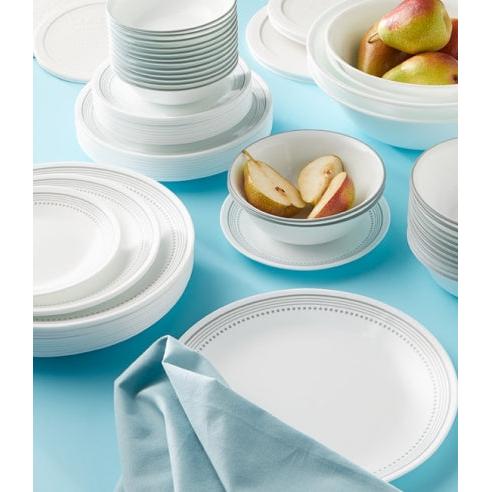 סט צלחות 18 חלקים CORELLE מבית קורנינג דגם Mystic Gray