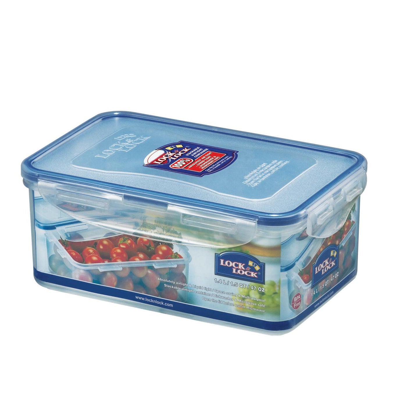 קופסת אחסון Lock&Lock הרמטית 1.4 ליטר דגם 817H
