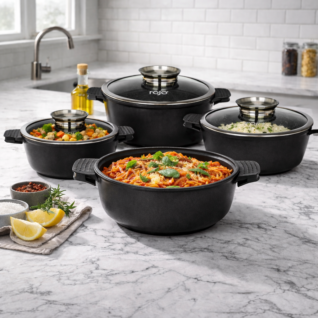 מארז 3 סירי סוטאז׳ ROSO מסדרת Capstone