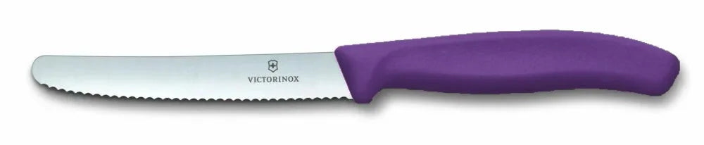סכין ירקות להב עגול משונן Victorinox