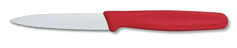 סכין ירקות להב שפיץ משונן Victorinox