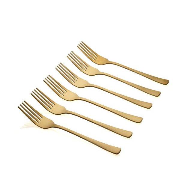 סט מזלגות 6 חלקים זהב מבית סולתם דגם Barkan