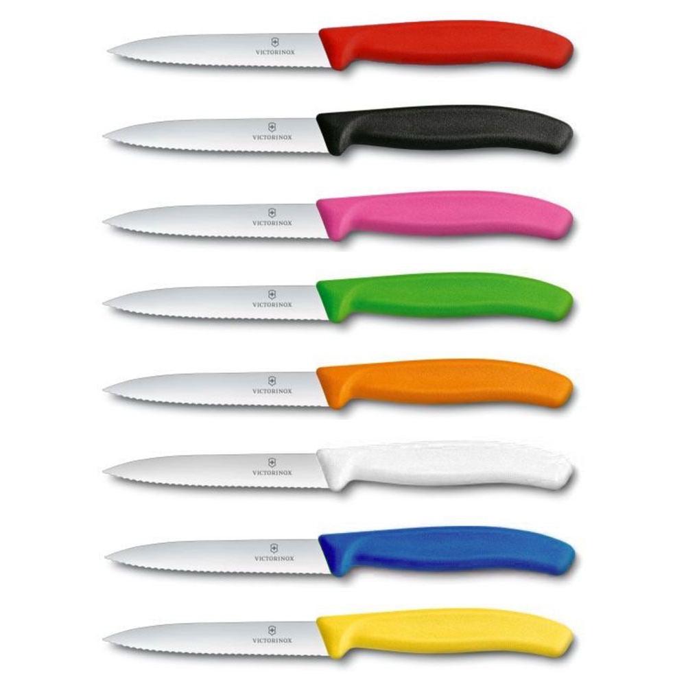 סכין ירקות להב שפיץ משונן Victorinox
