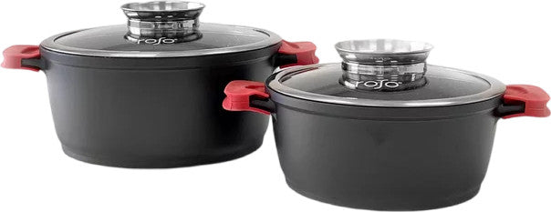 מארז סירים מבית ״רוסו״ 20+24 ס״מ מסדרת Capstone