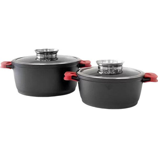 מארז סירים מבית ״רוסו״ 20+24 ס״מ מסדרת Capstone