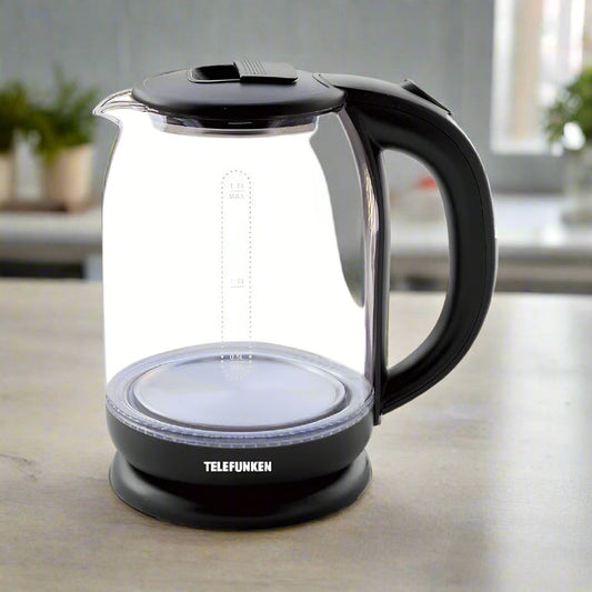 קומקום זכוכית Telefunken ליטר 1.8