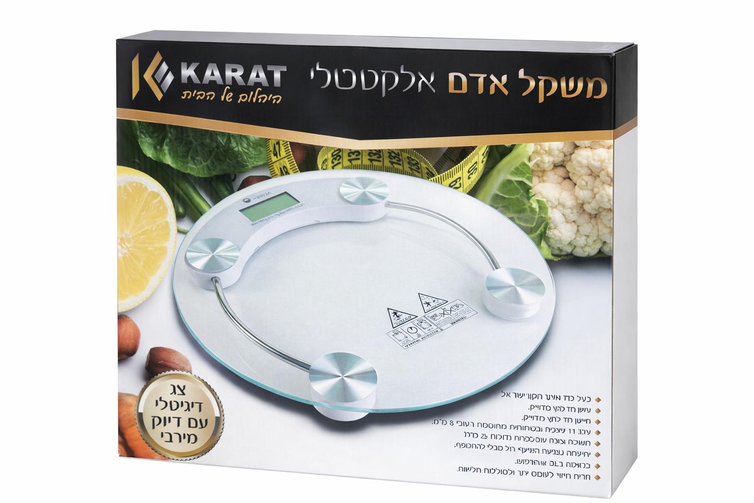 משקל אדם אלקטרוני Karat