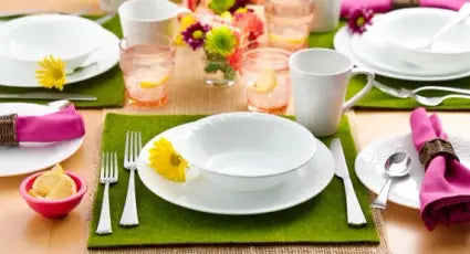 סט צלחות 12 חלקים CORELLE מבית קורנינג דגם Bella Faenza