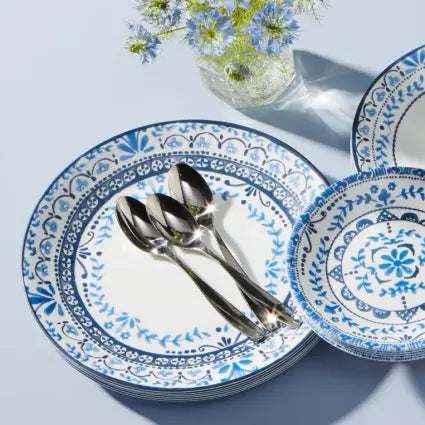 סט צלחות 18 חלקים CORELLE מבית קורנינג דגם Portofino