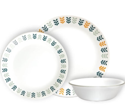 סט צלחות 18 חלקים CORELLE מבית קורנינג דגם Anders