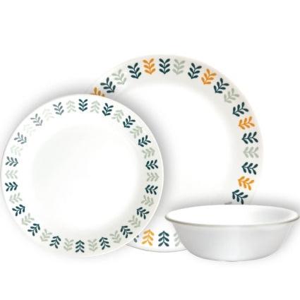 סט צלחות 18 חלקים CORELLE מבית קורנינג דגם Anders