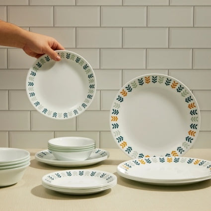 סט צלחות 18 חלקים CORELLE מבית קורנינג דגם Anders