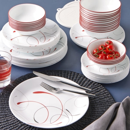 סט צלחות 12 חלקים CORELLE מבית קורנינג דגם Splendor