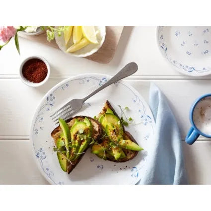 סט צלחות 18 חלקים CORELLE מבית קורנינג דגם Provincial Blue