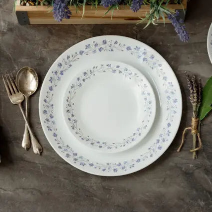 סט צלחות 18 חלקים CORELLE מבית קורנינג דגם Lilac Blush