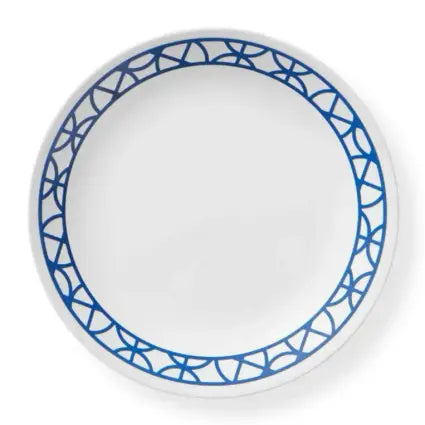 סט צלחות 18 חלקים CORELLE מבית קורנינג דגם Cobalt Circles