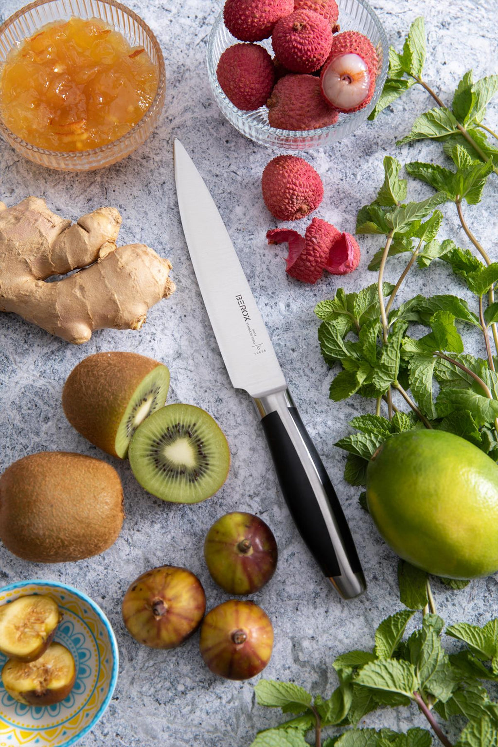 סכין עזר צרה מחוזקת 15 ס״מ BEROX