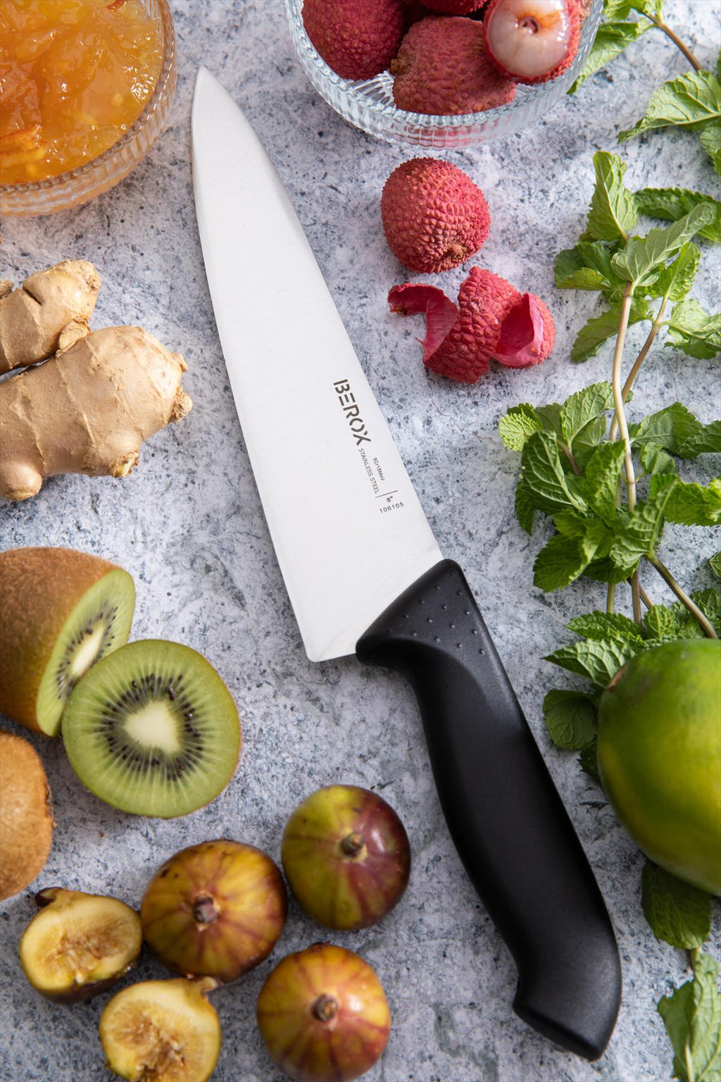 סכין שף להב חלק 21 ס״מ BEROX