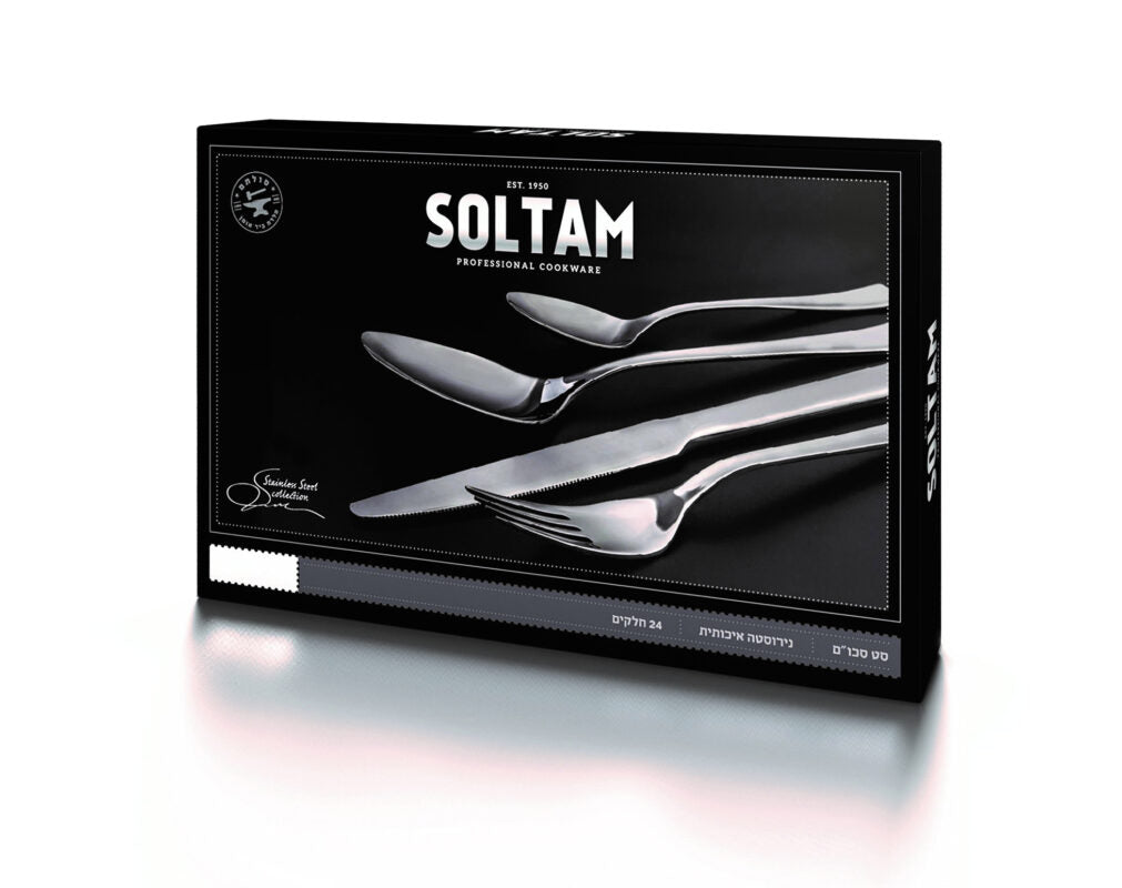 מערכת סכו״ם סולתם 24 חלקים דגם Toscana