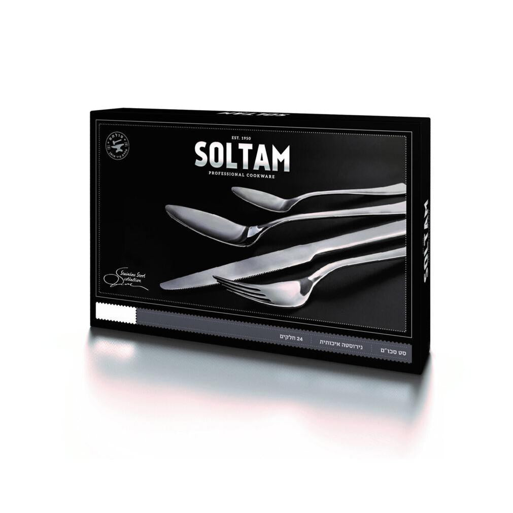 מערכת סכו״ם סולתם 24 חלקים דגם Toscana