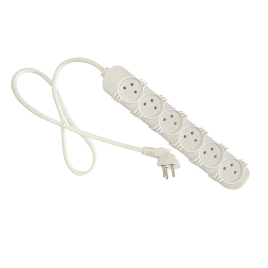 רב שקע 6 שקעים + כבל עד 3 מטר ״אלקטרו חנן״