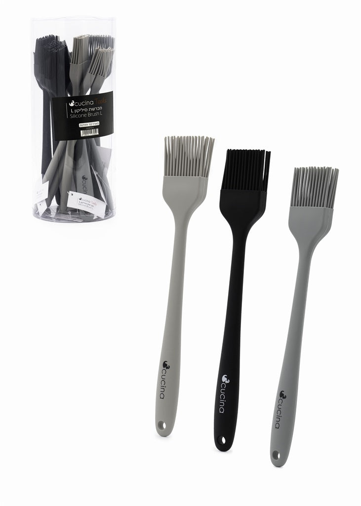 מברשת סיליקון ידית אקריל Cucina