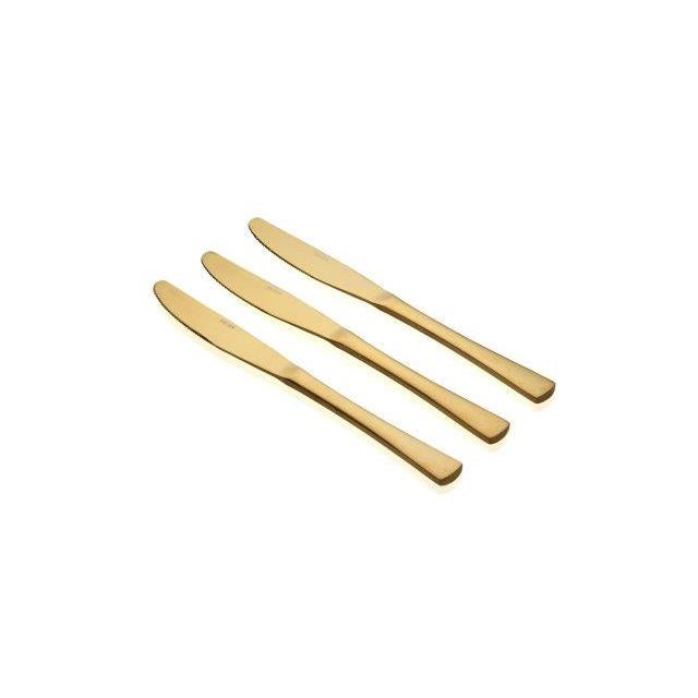 סט סכינים 3 חלקים זהב מבית סולתם דגם Barkan