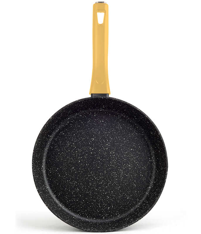 מחבת 20 ס״מ ידית צהובה Food Appeal דגם Casual Plus