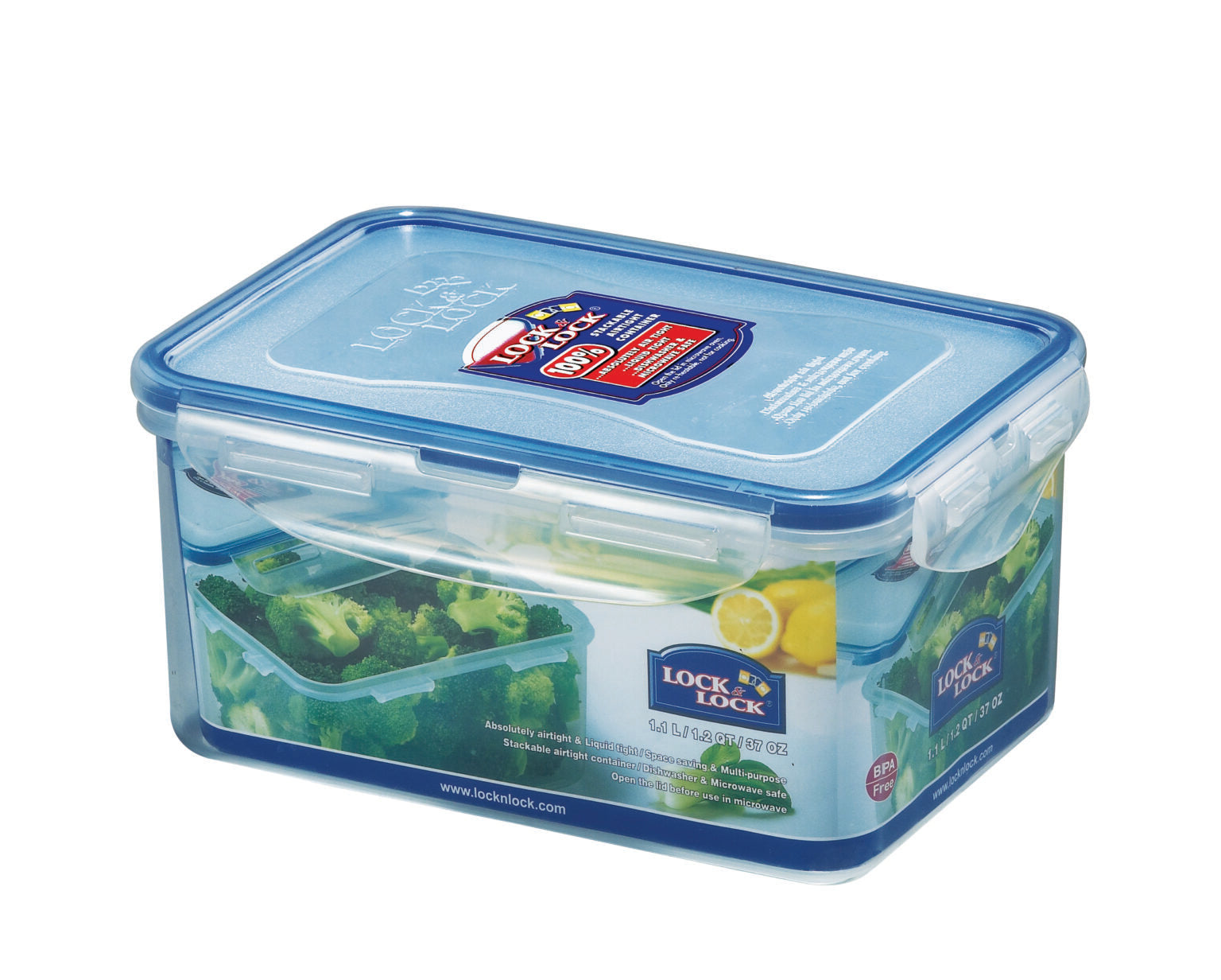 קופסת אחסון Lock&Lock הרמטית 1.1 ליטר דגם 815D