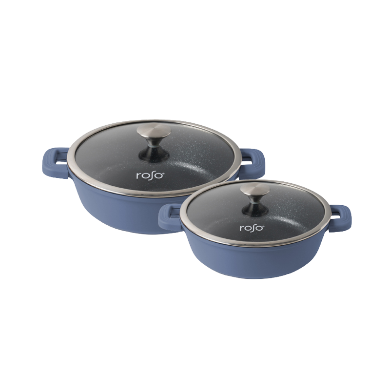 מארז סירי סוטאז׳ 24 + 28 ס״מ ROSO סדרת Mono