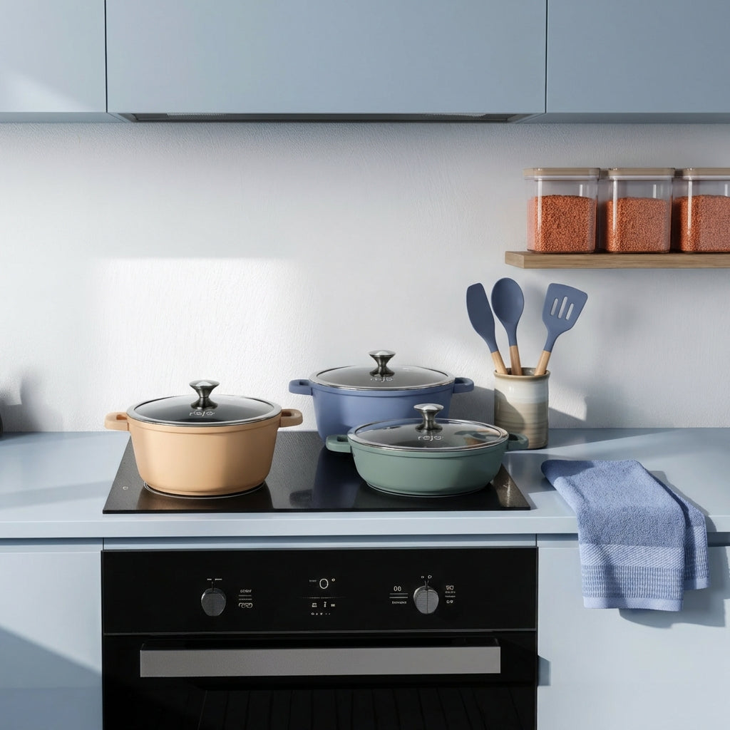 מארז סירי סוטאז׳ 24 + 28 ס״מ ROSO סדרת Mono