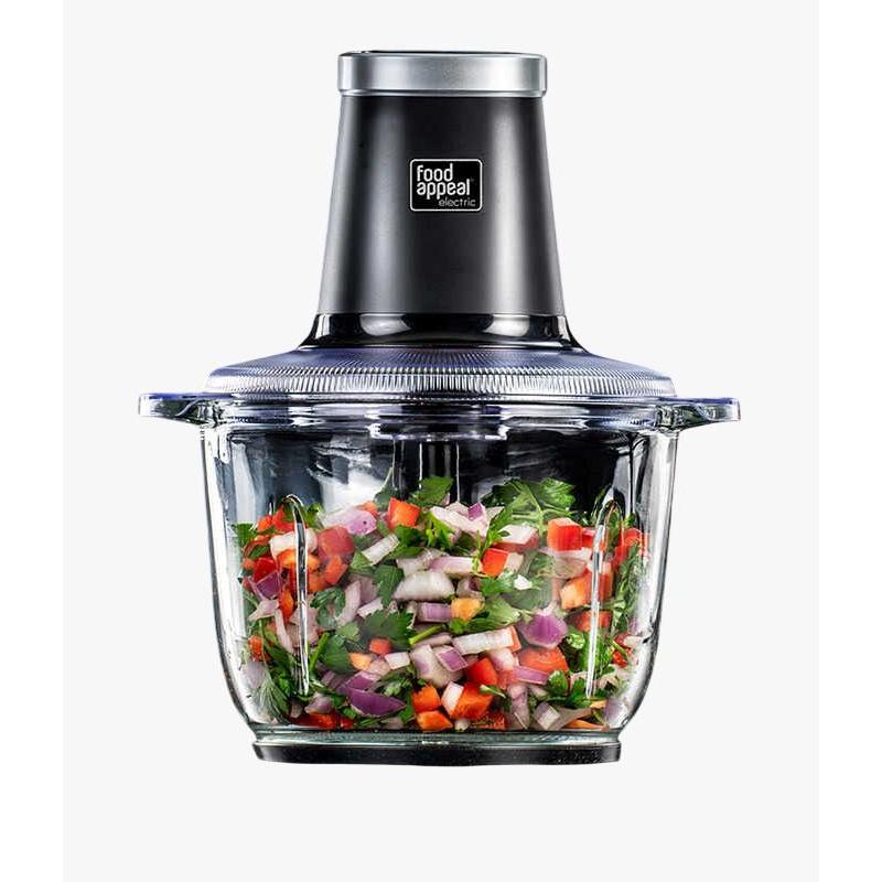 קוצץ ירקות חשמלי 500W מבית Food Appeal + מיכל זכוכית 2 ליטר