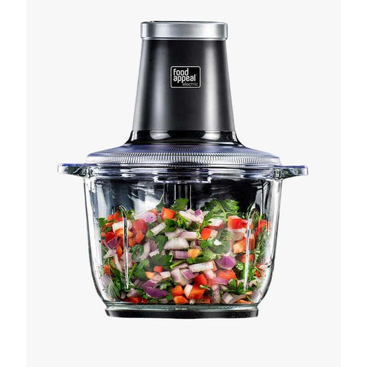 קוצץ ירקות חשמלי 500W מבית Food Appeal + מיכל זכוכית 2 ליטר