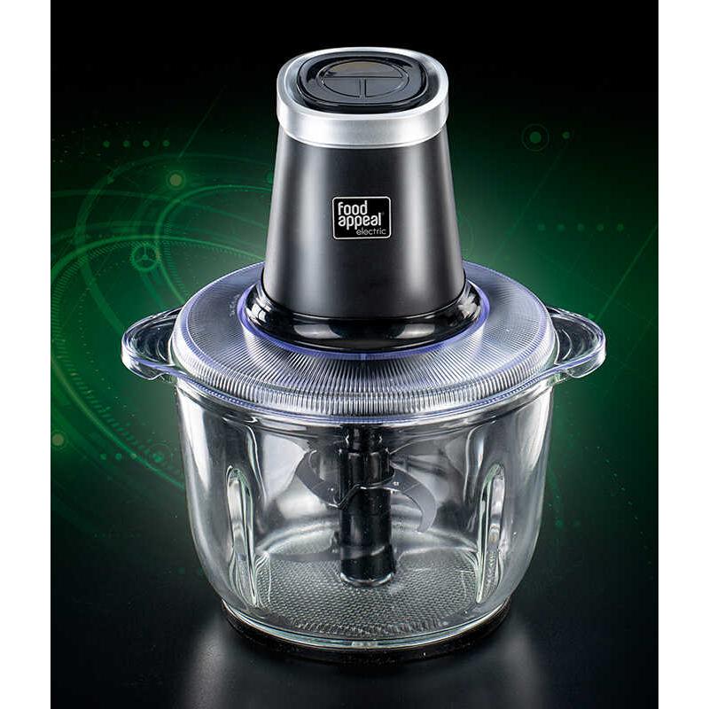 קוצץ ירקות חשמלי 500W מבית Food Appeal + מיכל זכוכית 2 ליטר