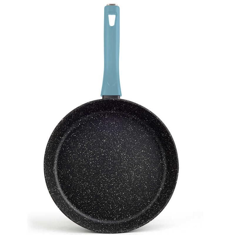 מחבת 22 ס״מ ידית כחולה פטרול Food Appeal מסדרת Casual Plus