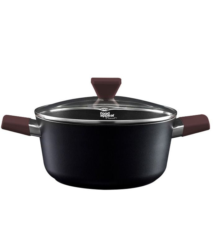 סיר 32 ס״מ 10 ליטר ידיות חומות Food Appeal מסדרת Casual plus