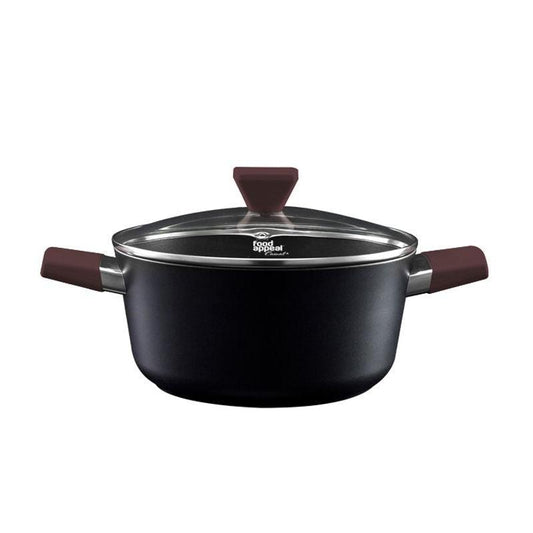 סיר 32 ס״מ 10 ליטר ידיות חומות Food Appeal מסדרת Casual plus