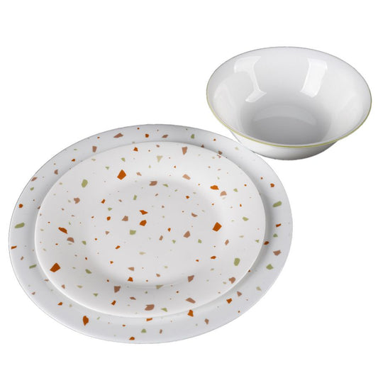 סט צלחות אופל 18 חלקים Food Appeal דגם WOOD