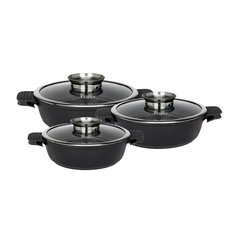 מארז 3 סירי סוטאז׳ ROSO מסדרת Capstone