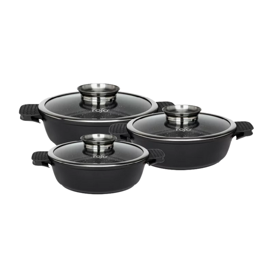 מארז 3 סירי סוטאז׳ ROSO מסדרת Capstone