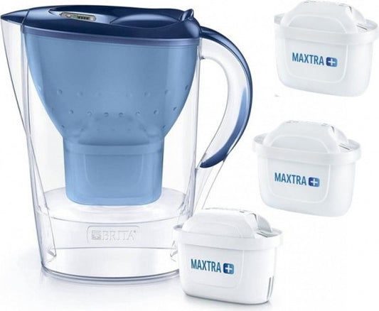 קנקן לסינון מים BRITA דגם Marella + 3 פילטרים